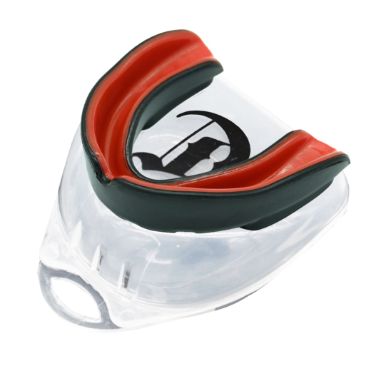 Cohortes &quot;Complex&quot; single jaw mouthguard - red and black