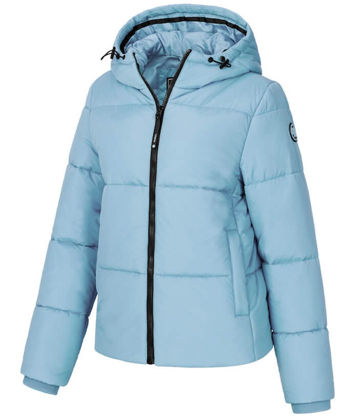 Women&#39;s winter jacket with hood PIT BULL &quot;VISTA&quot; - blue