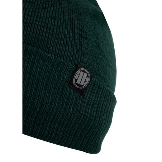 PIT BULL winter hat &quot;Small Logo &#39;21&quot; - green