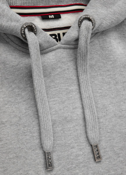 PIT BULL Hoodie &quot;Small Logo&quot; - gray