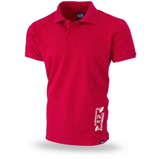 Polo T-shirt Dobermans Aggressive &quot;VIKING HORDE II TSP213&quot; - red