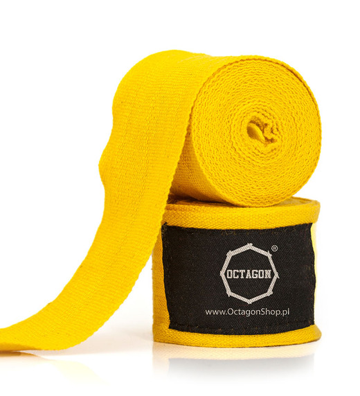 Boxing bandages Octagon wrappers 3 m - yellow