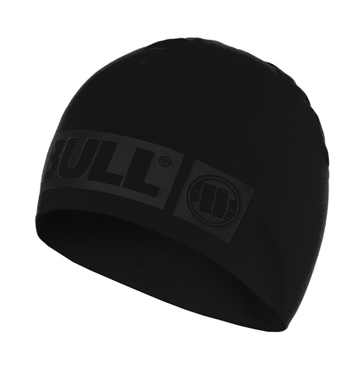 Cotton winter hat PIT BULL &quot;Hilltop &#39;22&quot; - black