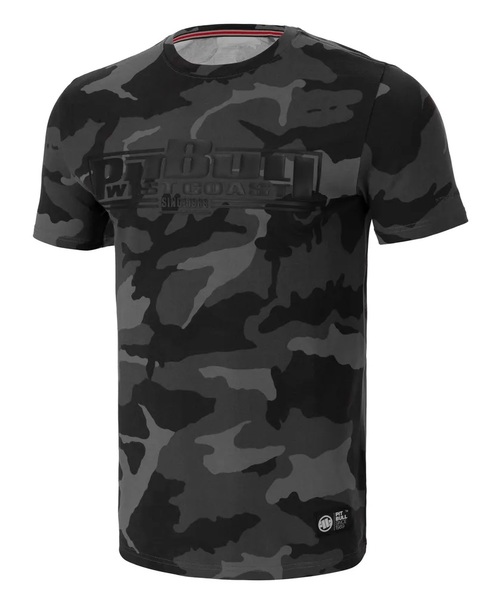 PIT BULL &quot;Classic Boxing&quot; T-shirt 190 Spandex - All black Camo