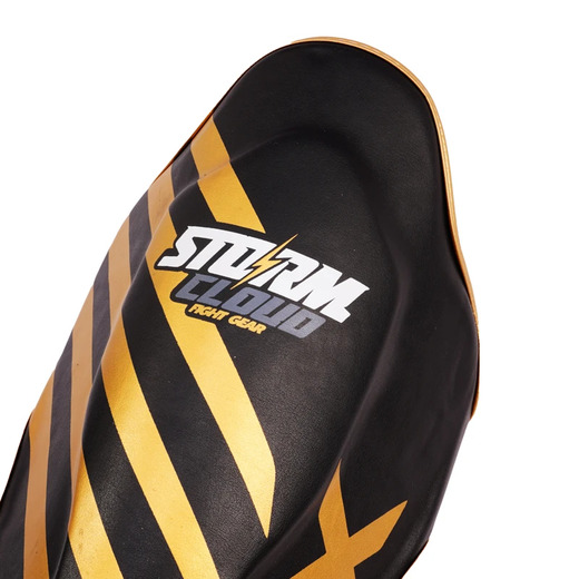 StormCloud &quot;Lynx&quot; Shin Guards - black and gold