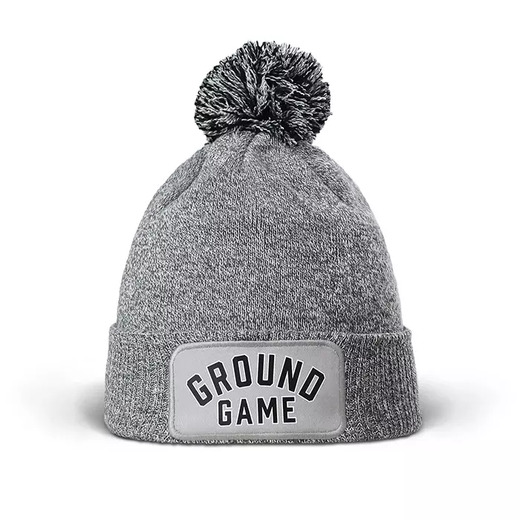 Ground Game &quot;Classic&quot; Winter Pompom Hat - Gray