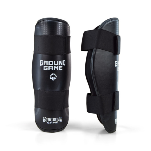 Shin Guards &quot;CYBORG&quot; Ground Game - Black 