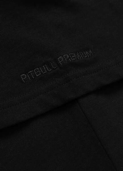 Pit Bull Garment Washed Small Logo Men&#39;s T-Shirt - Black