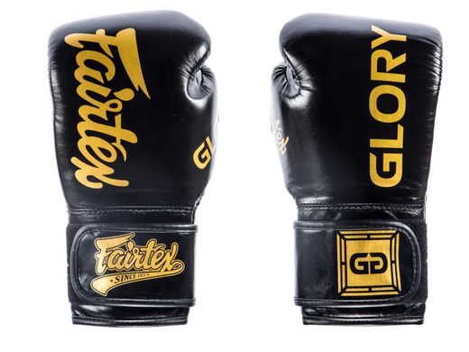 FAIRTEX BGVG1 &quot;GLORY&quot; (black) &quot;K&quot; BOXING GLOVES