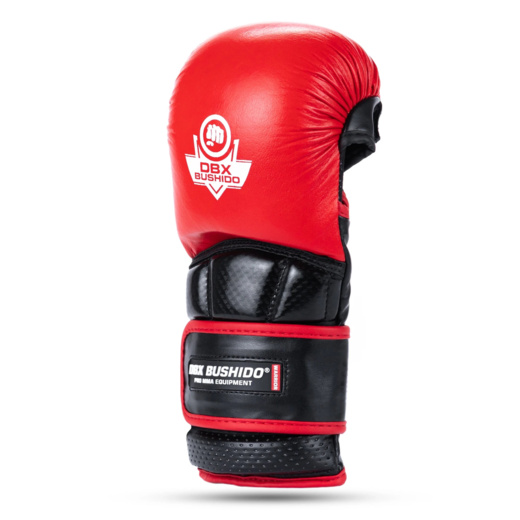 Rękawice Bushido MMA PREMIUM - "Warrior R" - czerwony 