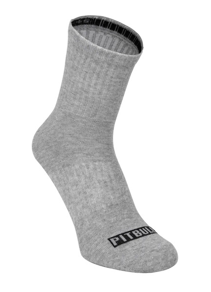 High Ankle Pitbull Thin 3-pack socks - black