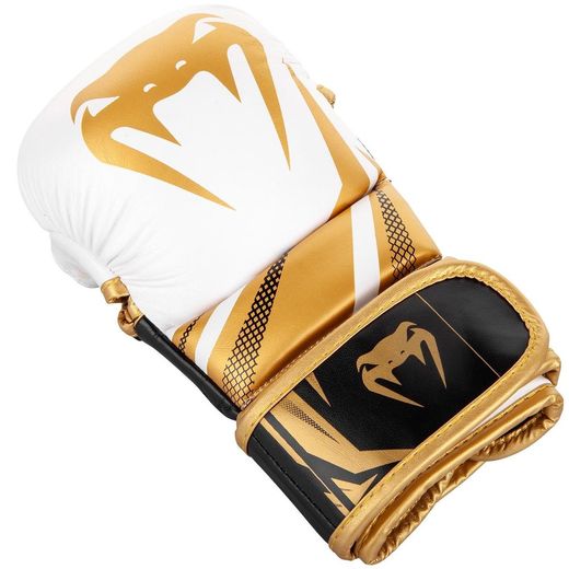 Training gloves for MMA VENUM Challenger 3.0 white / black / gold