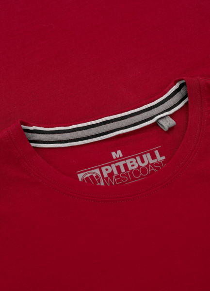 T-shirt PIT BULL &quot;Small Logo &#39;21&quot; - red