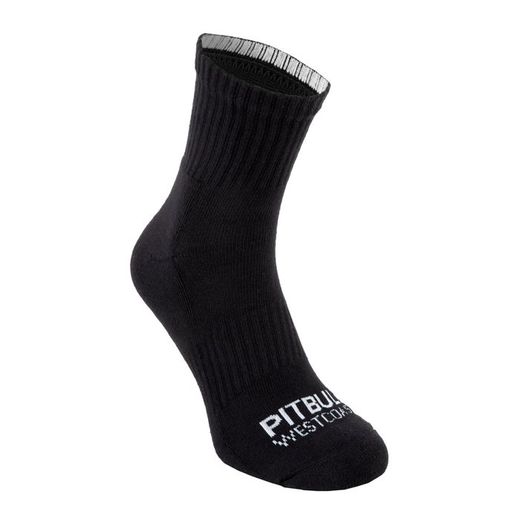 Thick PIT BULL &quot;Highankle&quot; TNT Thick socks 3 pack - black