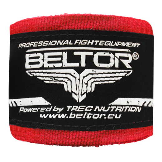 Boxing wraps Beltor 3m elastic - red