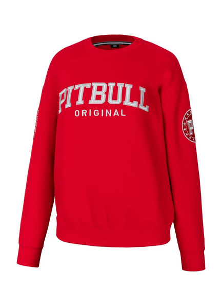 Women&#39;s classic sweatshirt PIT BULL &quot;TYRIAN&quot; - red