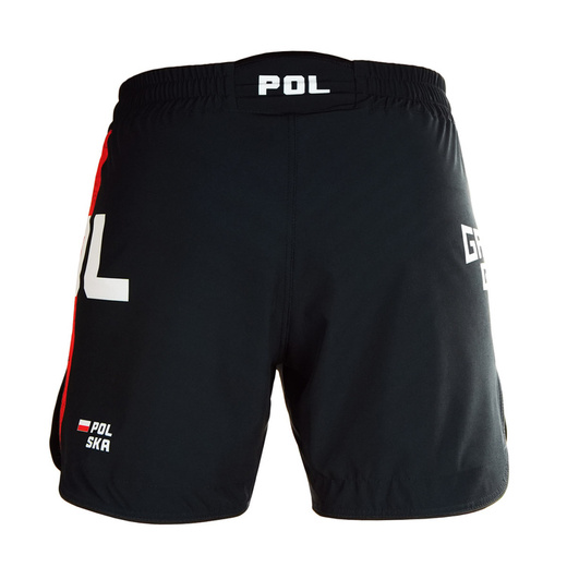 Ground Game MMA POLSKA 2.0 Light Shorts - Black