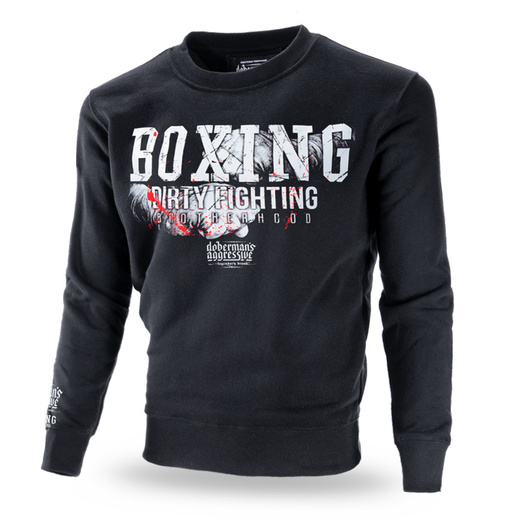 Dobermans Aggressive &quot;CLASSIC DIRTY FIGHTING&quot; BC270 sweatshirt - black