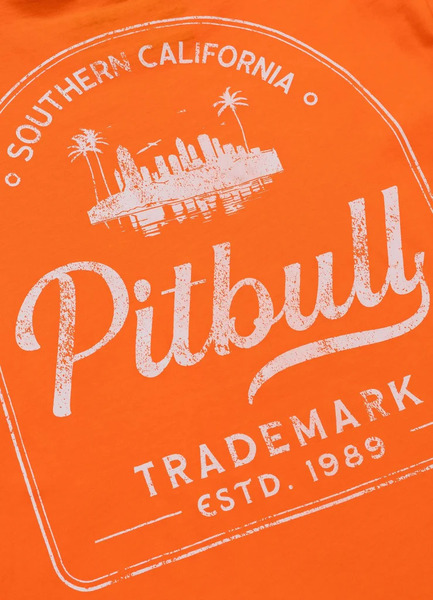 Pit Bull Ultra Light SO CAL Men&#39;s T-Shirt - Orange 