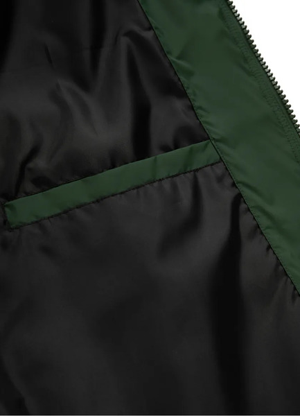 Men&#39;s transitional jacket with hood PIT BULL &quot;WHITEWOOD&quot; - green