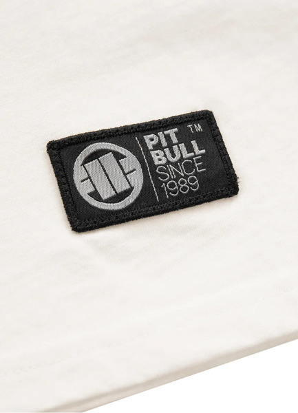 Pit Bull Garment Washed USA California men&#39;s T-shirt - white