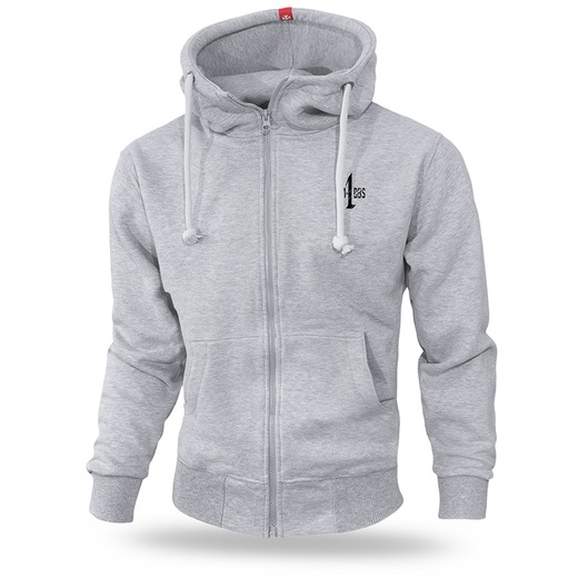 Dobermans Aggressive Zip Hoodie &quot;Nation Rebell BZ184&quot; - gray