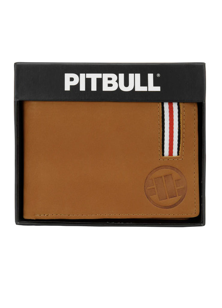 PIT BULL &quot;Lin Wood 2&quot; leather wallet - brown