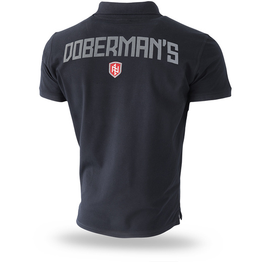 Dobermans Aggressive Polo T-shirt &quot;DOBERMAN&#39;S TSP292&quot; - black