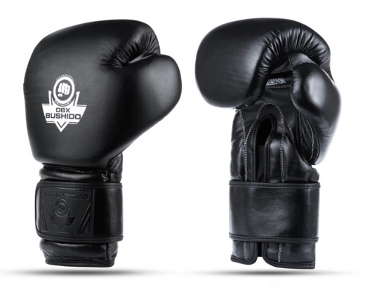 Bushido ProFight boxing gloves with layered filling - black