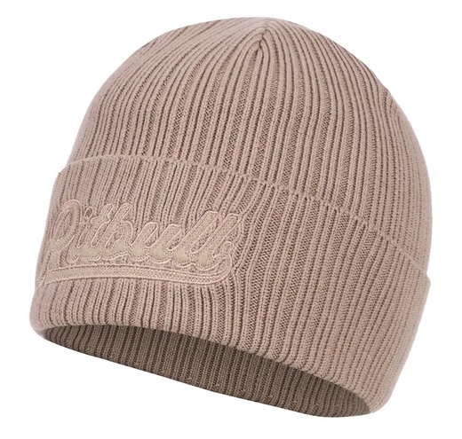 PIT BULL SILVAS ANGEL winter hat - sand