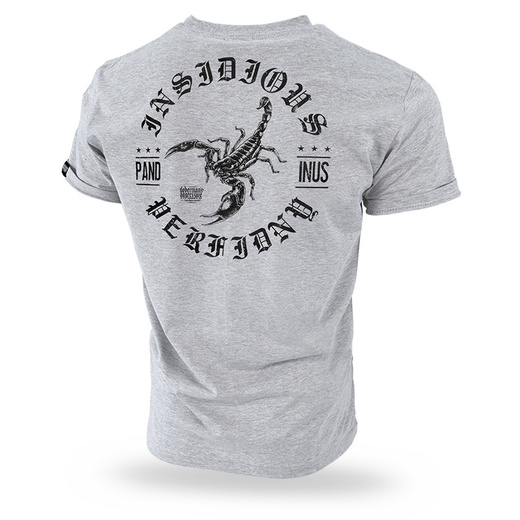 T-shirt Dobermans Aggressive &quot;INSIDIOUS&quot; TS297E - gray