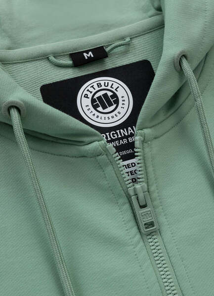 PIT BULL TAPE NUGGET Zip-up Hoodie - Mint