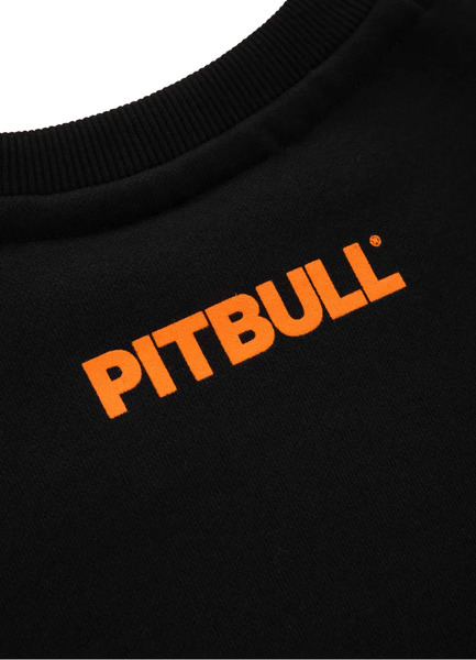 Men&#39;s sweatshirt PIT BULL &quot;ORANGE DOG&quot; - black