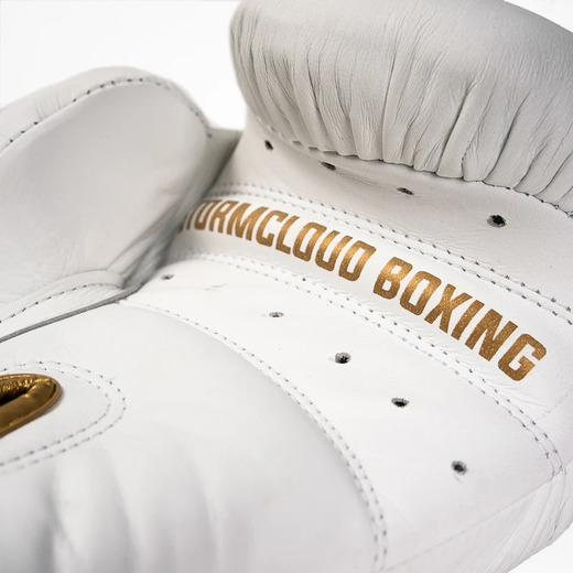 StormCloud &quot;Boxing Pro&quot; boxing gloves - white / gold