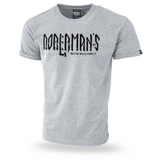 T-shirt Dobermans Aggressive &quot;HATCHETS&quot; TS293E - gray