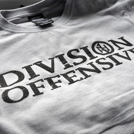 Dobermans Aggressive &quot;CLASSIC OFFENSIVE DIVISION&quot; sweatshirt BC325 - gray