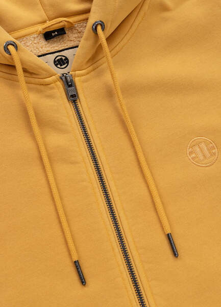 PIT BULL Washed LANCASTER II Zip Hoodie - Yellow