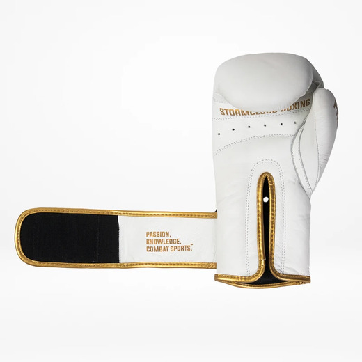 StormCloud &quot;Boxing Pro&quot; boxing gloves - white / gold