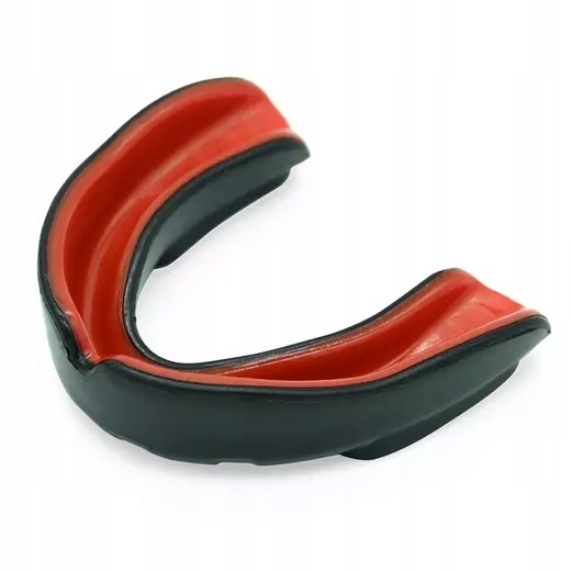 Cohortes &quot;Complex&quot; single jaw mouthguard - red and black