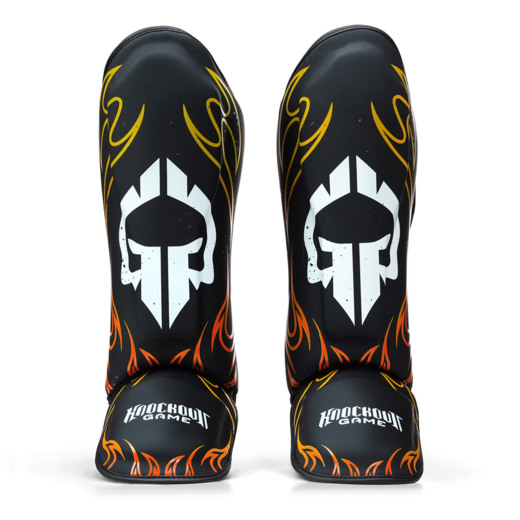 Shin and foot guards &quot;FLAMES&quot; Ground Game