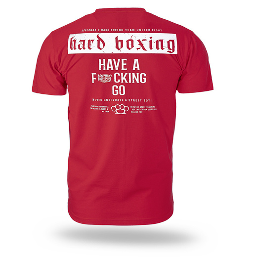 Koszulka T-shirt Dobermans Aggressive "HARD BOXING TS315C" - czerwona