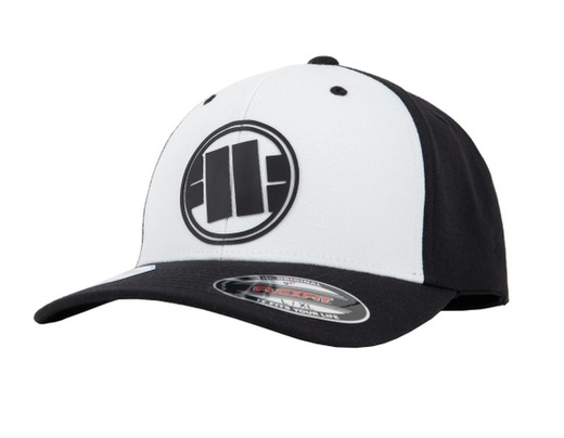 PIT BULL &quot;New logo&quot; Classic Full Cap - white / black