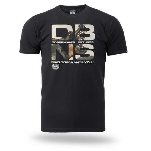 Koszulka T-shirt Dobermans Aggressive "DBNS TS354" - czarny