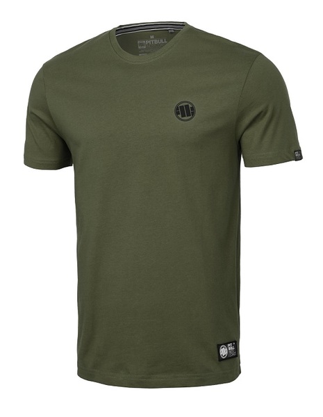 T-shirt PIT BULL &quot;Small Logo &#39;21&quot; - olive