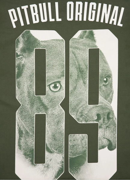 PIT BULL &quot;Eighty Nine Dog&quot; T-shirt - olive