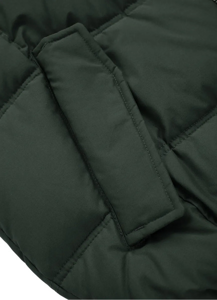 PIT BULL &quot;BURNT&quot; quilted winter jacket with hood - olive