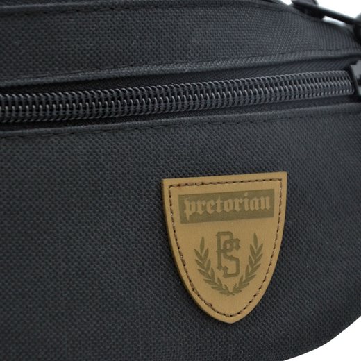 Waist Bag Pretorian "Shield - Brown" - black