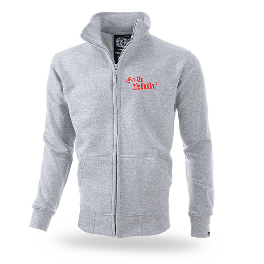 Dobermans Aggressive zip-up sweatshirt &quot;THE STORM BCZ299&quot; - gray