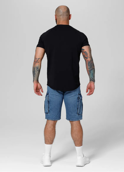 Pit Bull Classic Wash Deerhorn denim cargo shorts 