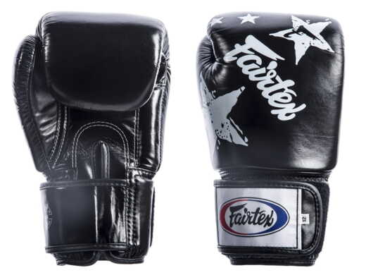 RĘKAWICE BOKSERSKIE FAIRTEX BGV1-N (black/white/black) "Nation Print" "K"